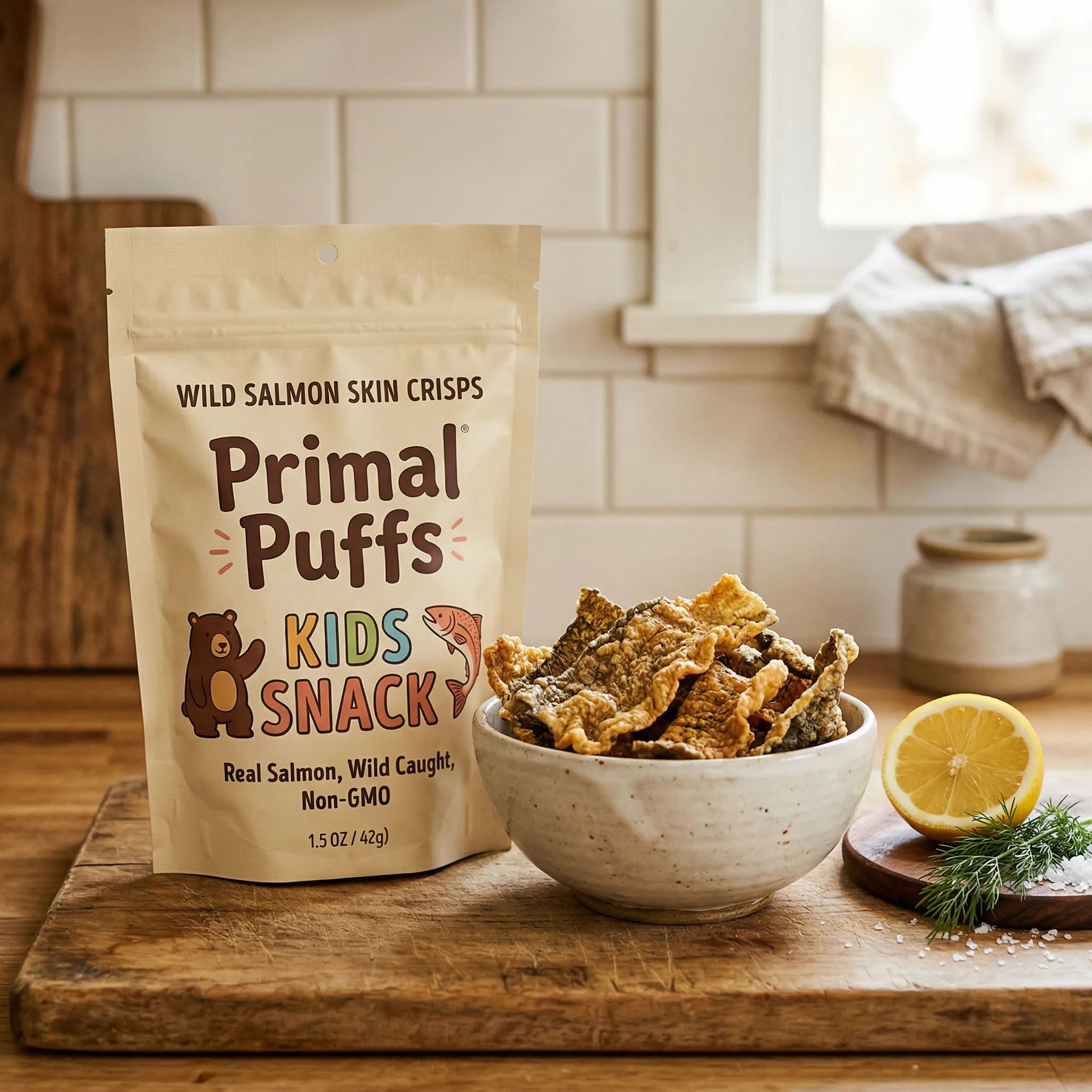 Salmon Skin Crisps